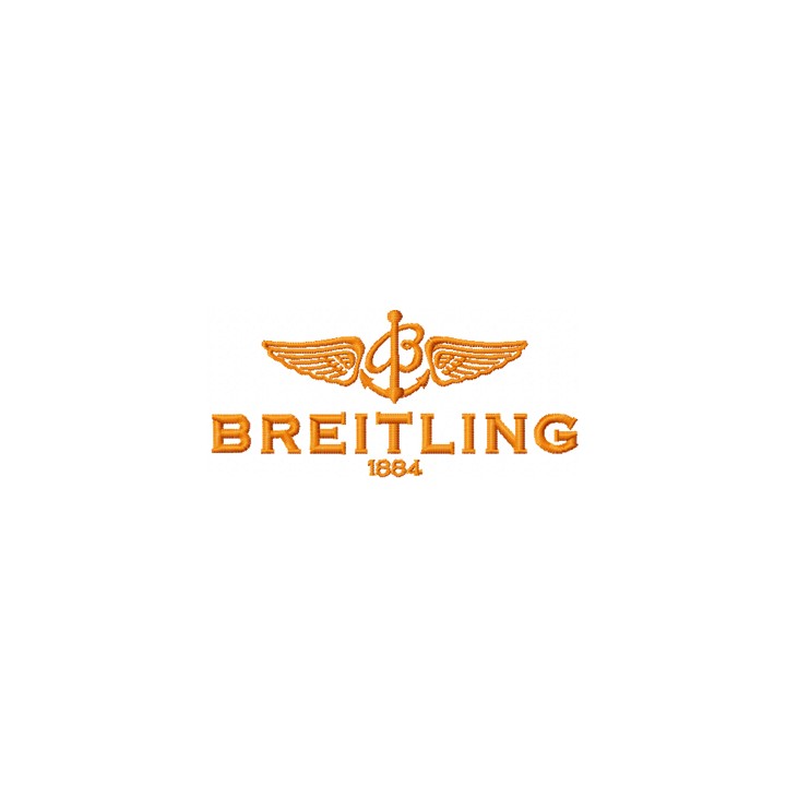 Breitling watch logo embroidery design - Embroidery Design