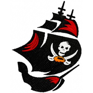 Tampa Bay Buccaneers Alternate Logo embroidery design - Embroidery Design