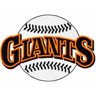 Giants classic logo embroidery design - Embroidery Design