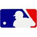 Embroidery design showcasing the Major League Baseball alternate logo, perfect for sports-themed creations.