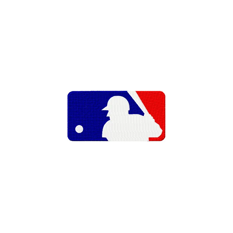 Embroidery design showcasing the Major League Baseball alternate logo, perfect for sports-themed creations.