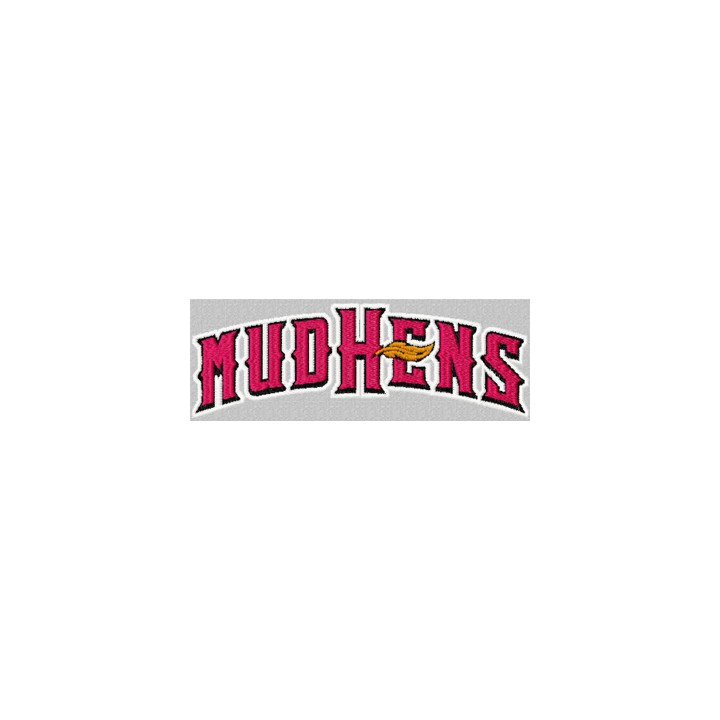 Toledo Mud Hens logo embroidery design - Embroidery Design