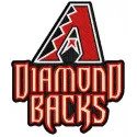 Embroidery design of the Arizona Diamondbacks alternative logo, showcasing intricate details for stitching.