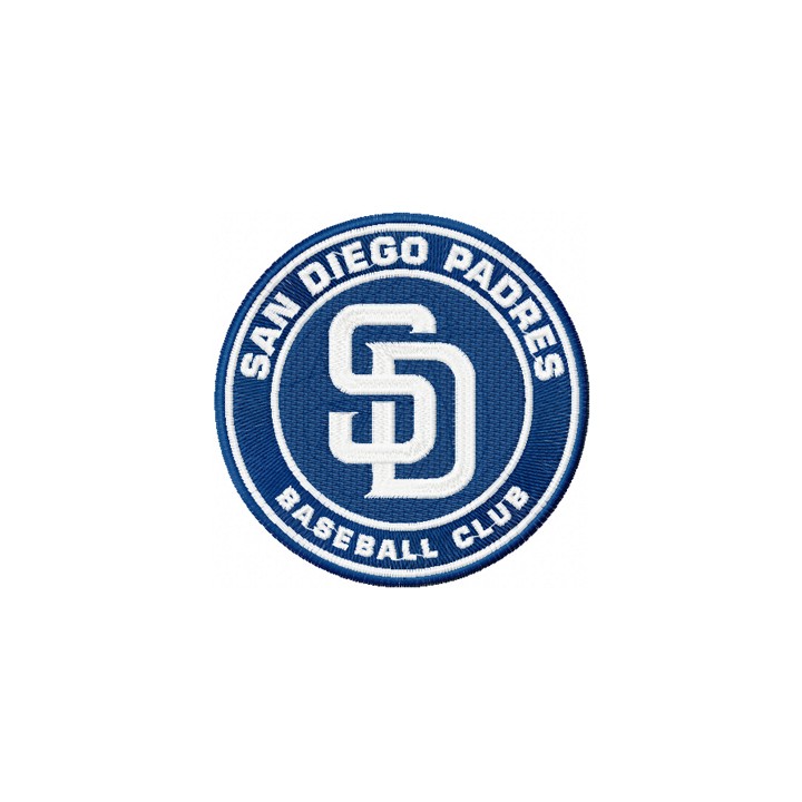 San Diego Padres logo embroidery design - Embroidery Design