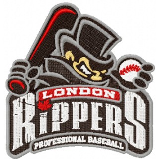 London Rippers Logo embroidery design - Embroidery Design