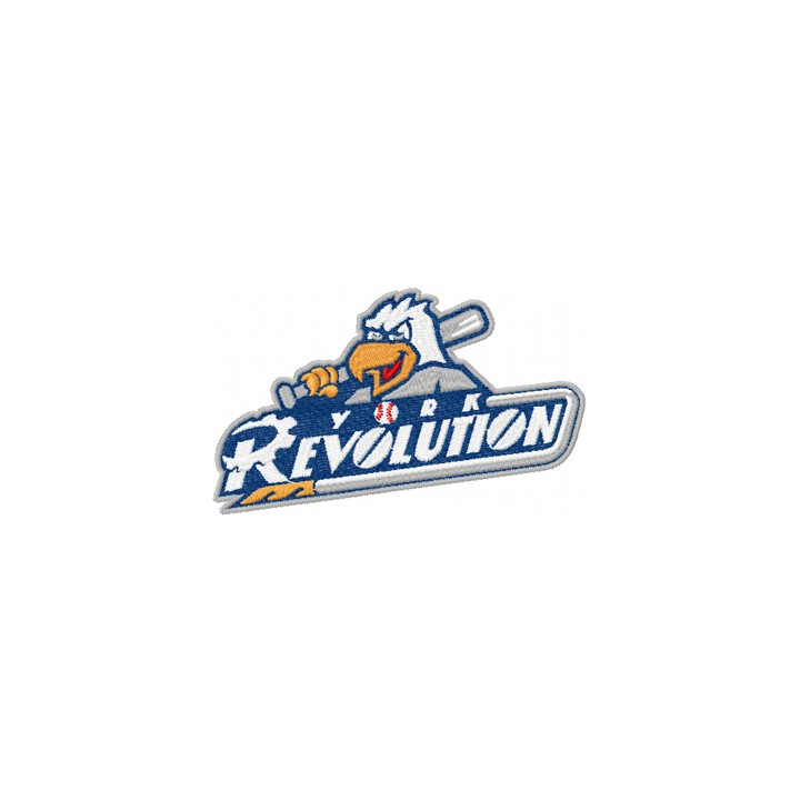 York Revolution Logo embroidery design - Embroidery Design