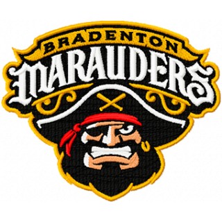 Bradenton Marauders logo embroidery design - Embroidery Design