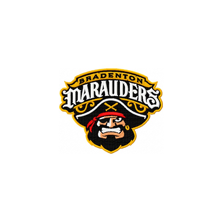Bradenton Marauders logo embroidery design - Embroidery Design