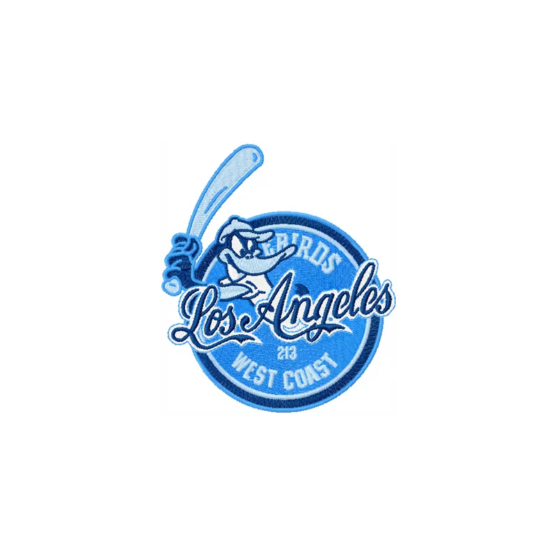 Los Angeles Daffy Duck embroidery design