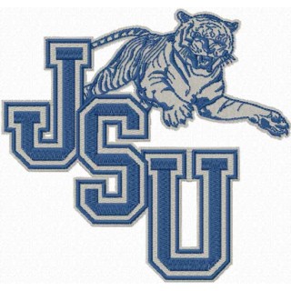 Jackson State University logo embroidery design - Embroidery Design
