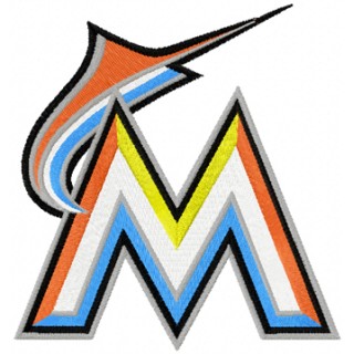 Miami Marlins Logo embroidery design - Embroidery Design