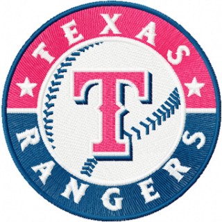 Texas Rangers logo embroidery design - Embroidery Design