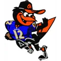 Baltimore Orioles embroidery design showcasing the team's logo, ideal for stitching on apparel and accessories.