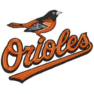 Baltimore Orioles logo embroidery design - Embroidery Design