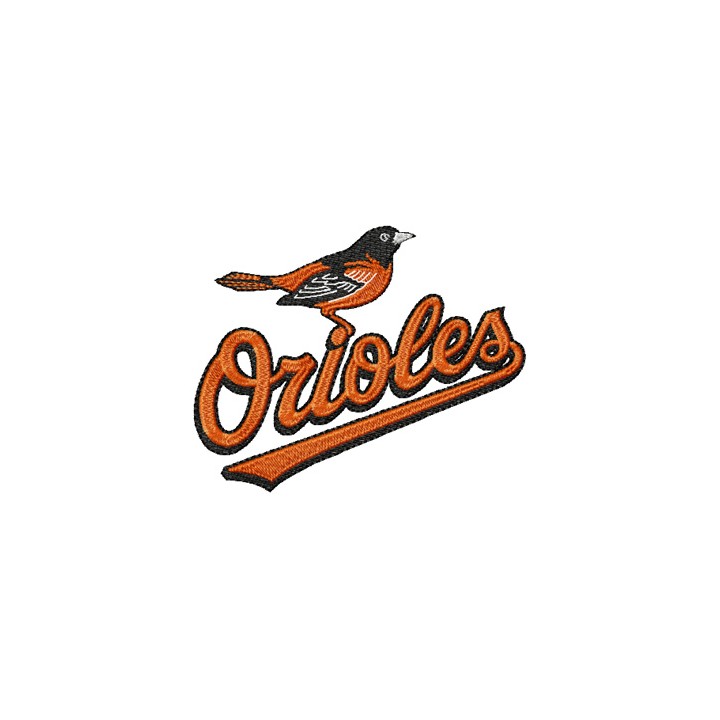 Baltimore Orioles logo embroidery design - Embroidery Design