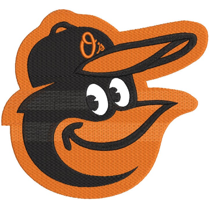 Baltimore Orioles gap logo embroidery design - Embroidery Design