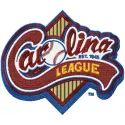 Preview of the Carolina League Logo embroidery design featuring a baseball theme, ideal for caps and jerseys.