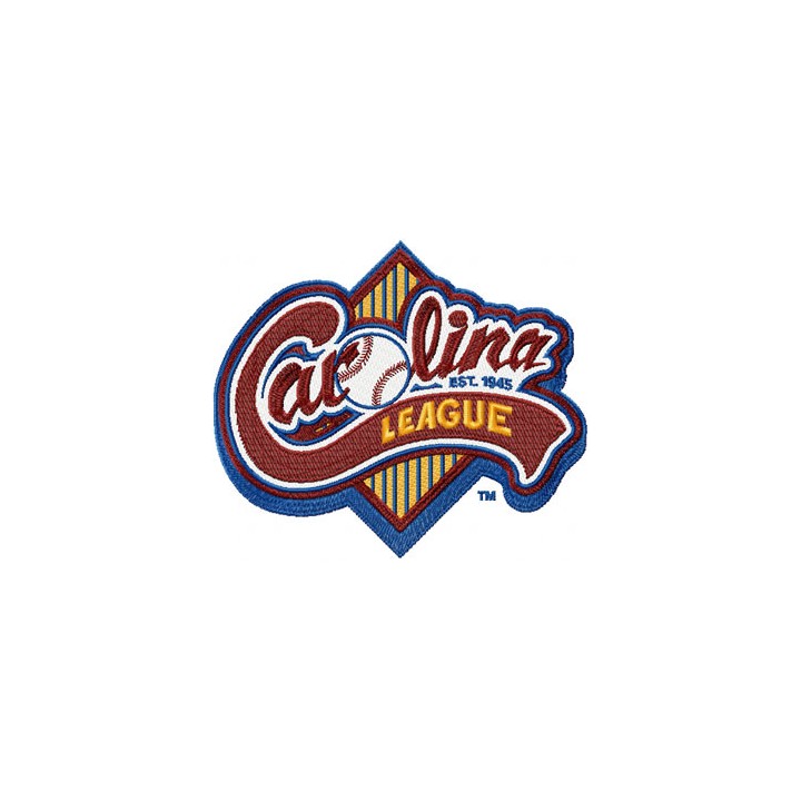 Carolina League Logo embroidery design - Embroidery Design