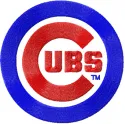 Chicago Cubs logo embroidery design featuring iconic team emblem, perfect for stitching on caps and jerseys.