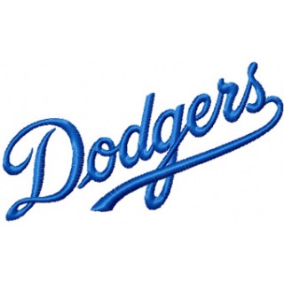 Los Angeles Dodgers Script Logo embroidery design - Embroidery Design