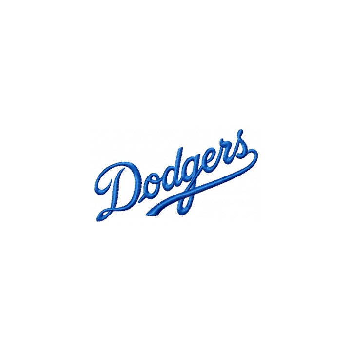 Los Angeles Dodgers Script Logo embroidery design - Embroidery Design