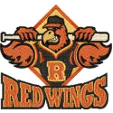 Rochester Red Wings Logo embroidery design featuring the iconic baseball team emblem for creative stitching projects.