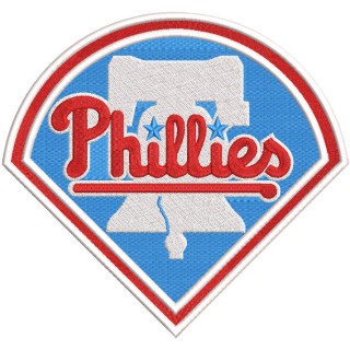 Philadelphia Phillies logo embroidery design - Embroidery Design