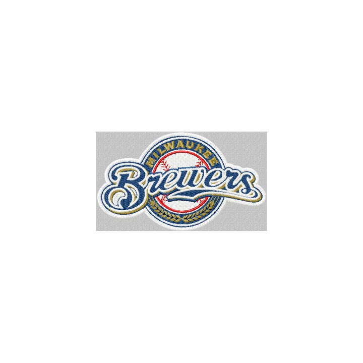 Milwaukee Brewers logo embroidery design - Embroidery Design