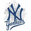 Embroidery design of the modern New York Yankees logo, ideal for stitching on caps and apparel.