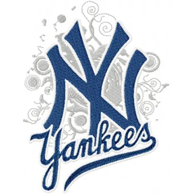 Embroidery design of the modern New York Yankees logo, ideal for stitching on caps and apparel.