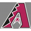 Arizona Diamondbacks logo embroidery design preview showcasing intricate stitching patterns for sports enthusiasts.