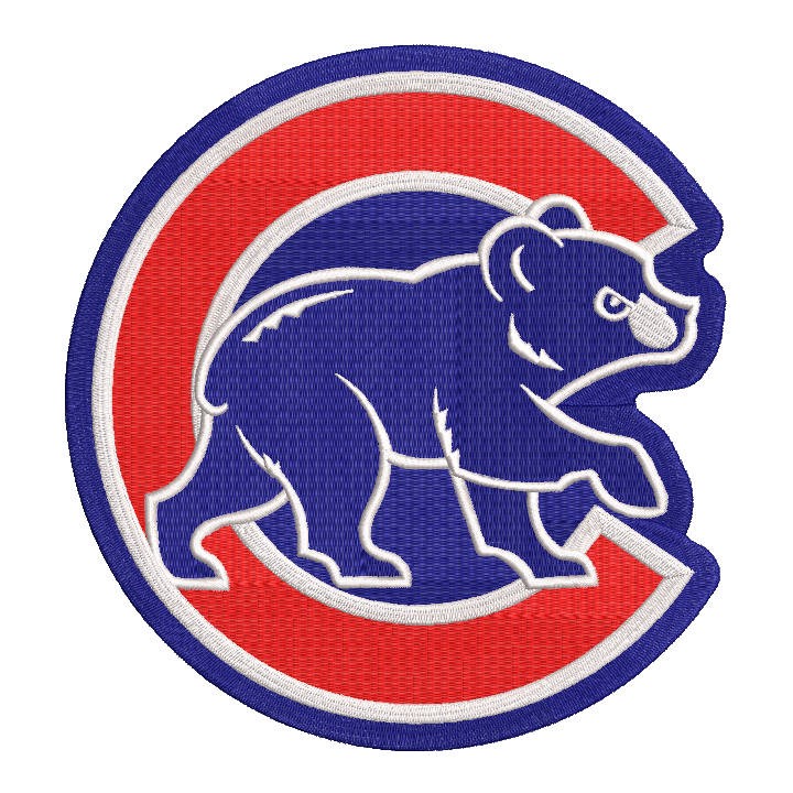 Chicago Cubs logo embroidery design - Embroidery Design