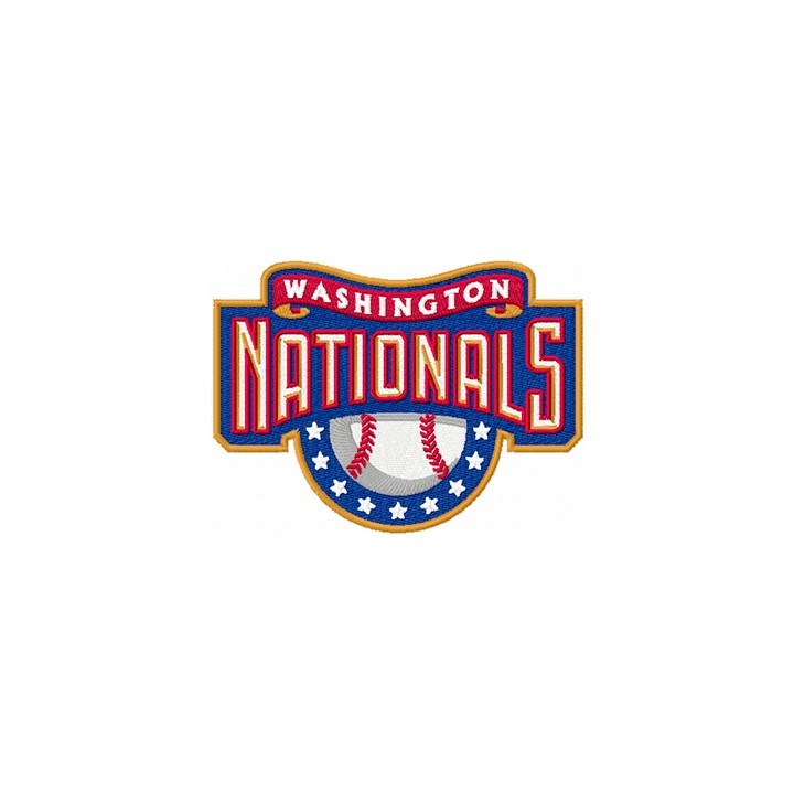 Washington Nationals logo embroidery design - Embroidery Design