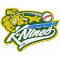 K-Nines Baseball logo embroidery design for stitching on caps, t-shirts, and hoodies, showcasing a sporty aesthetic.