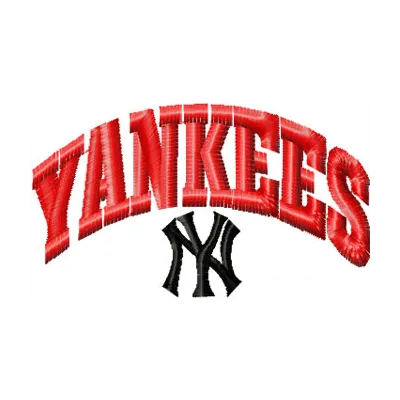 Preview of New York Yankees logo 3 embroidery design, showcasing intricate stitching details for fans.