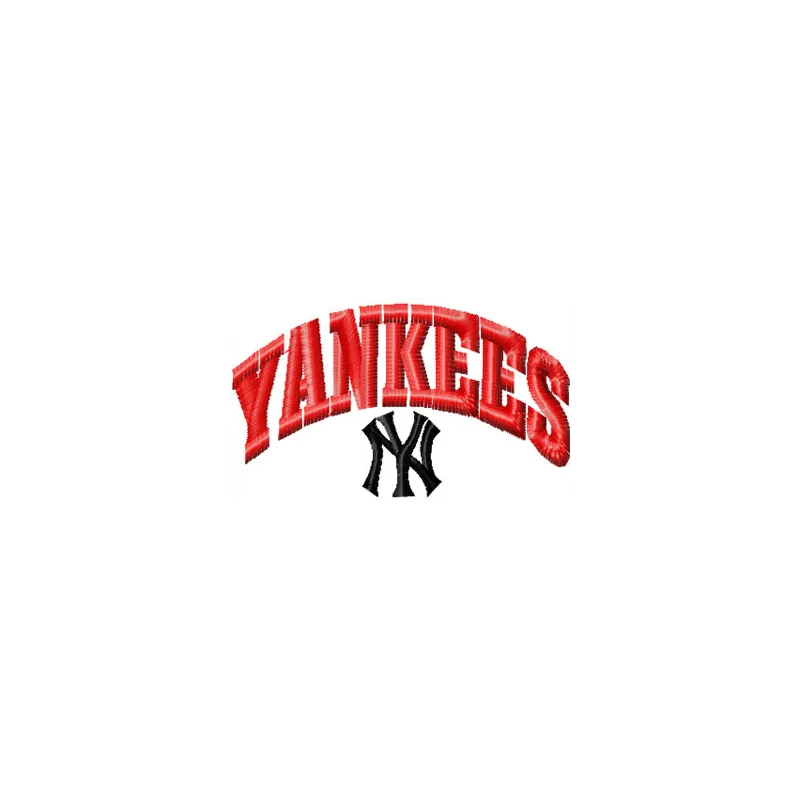 Preview of New York Yankees logo 3 embroidery design, showcasing intricate stitching details for fans.