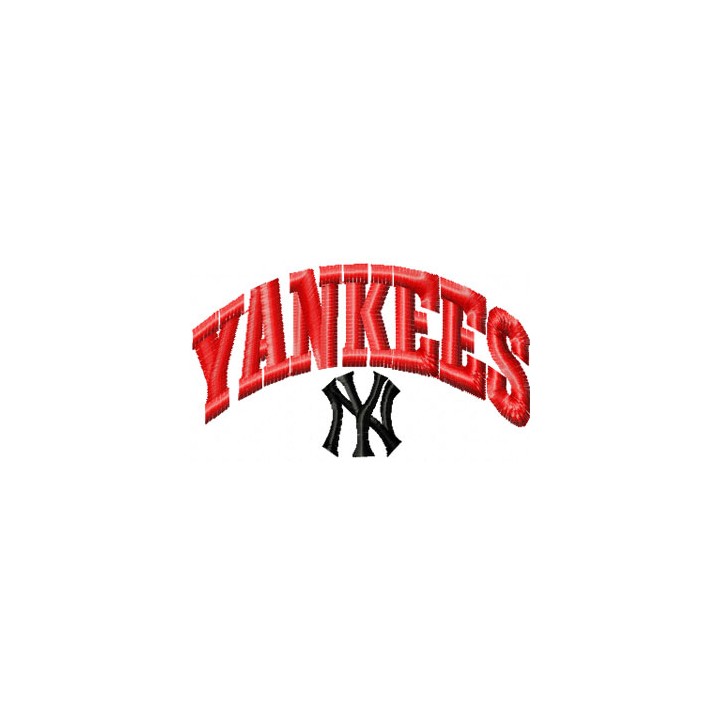 New York Yankees logo 3 embroidery design - Embroidery Design