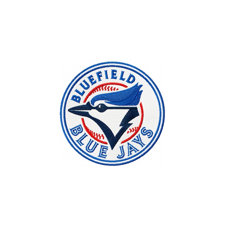 Bluefield Blue Jay Logo embroidery design - Embroidery Design