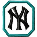 New York Yankees logo 1 embroidery design preview showcasing a detailed stitched motif for fans.