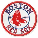 Boston Red Sox logo embroidery design showcasing the iconic baseball team's emblem for creative stitching projects.