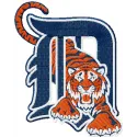 Detroit Tigers logo embroidery design