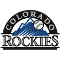 Embroidery design featuring the Colorado Rockies logo, ideal for stitching on caps and jackets.