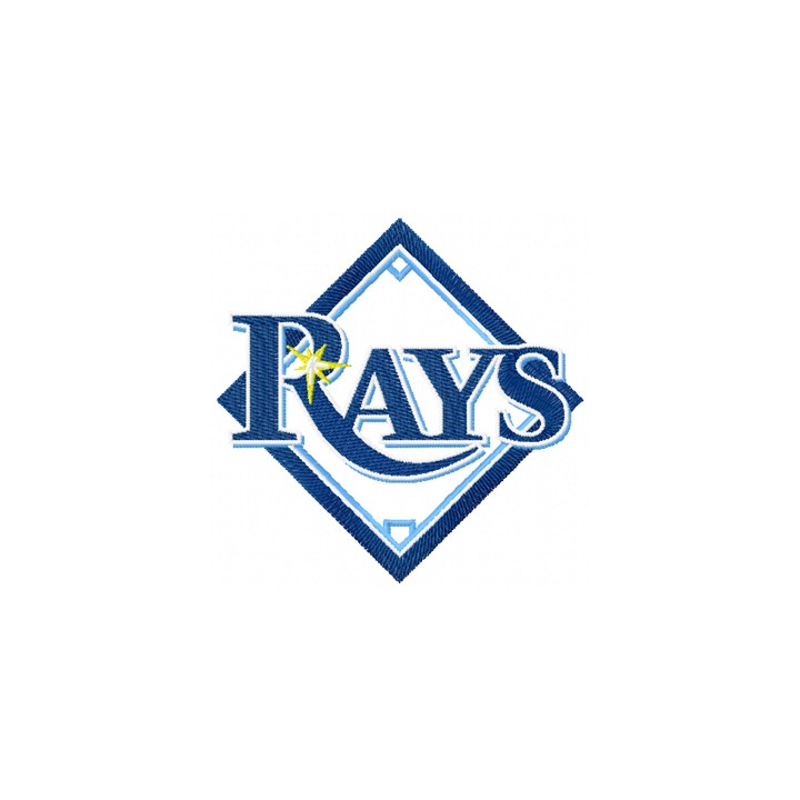 Tampa Bay Rays Logo embroidery design