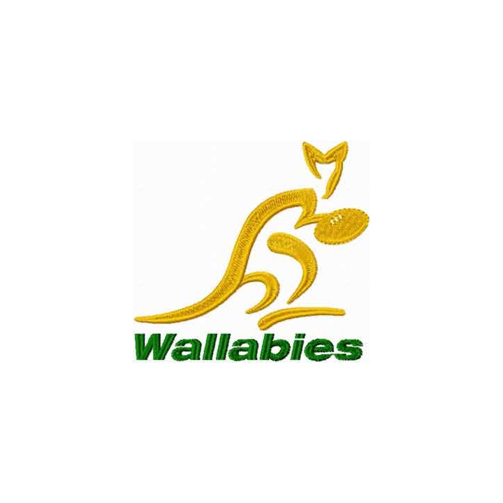 Qantas Wallabies logo embroidery design - Embroidery Design