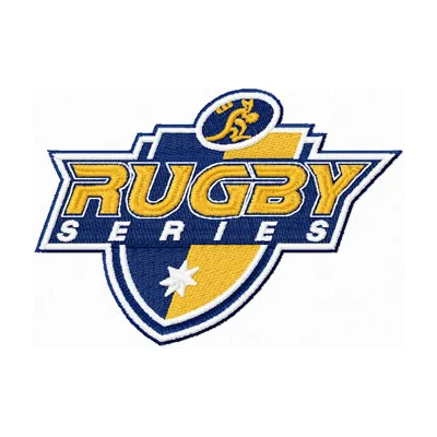 Embroidery design preview of the Australian Rugby logo (ARU) for stitching on apparel and accessories.