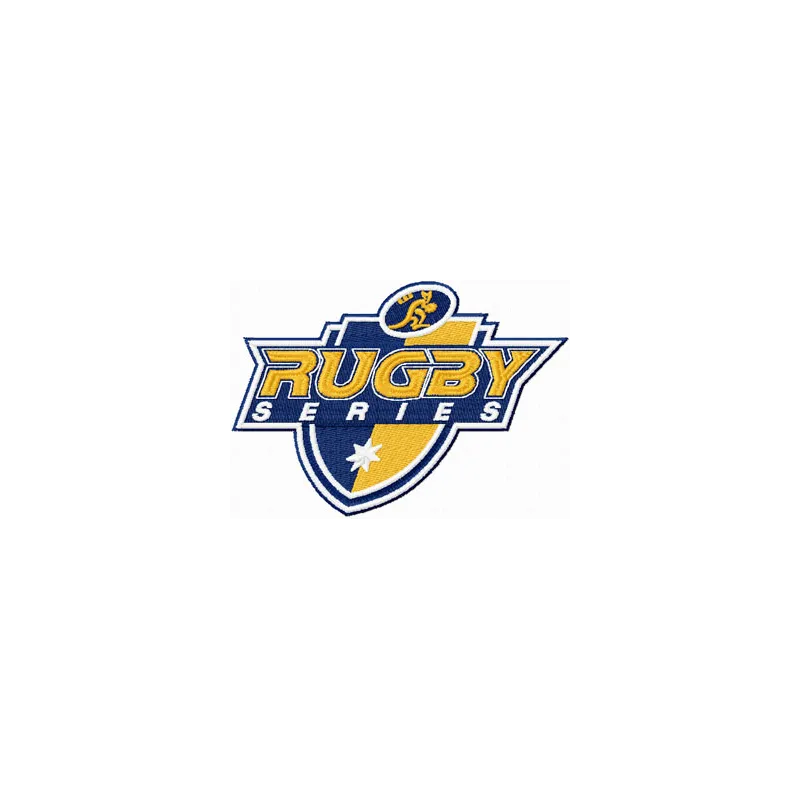 Embroidery design preview of the Australian Rugby logo (ARU) for stitching on apparel and accessories.
