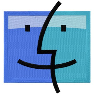 Apple Mac OS logo embroidery design - Embroidery Design