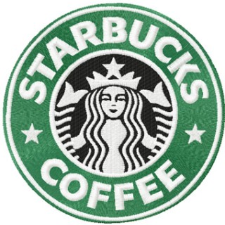 Starbucks Coffee logo embroidery design - Embroidery Design