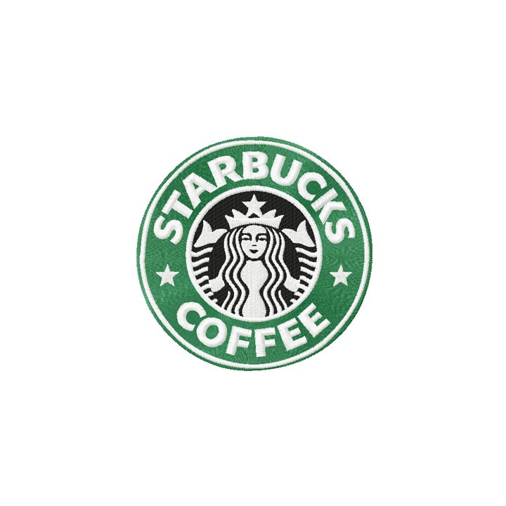 Starbucks Coffee logo embroidery design - Embroidery Design