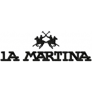 La Martina logo embroidery design - Embroidery Design